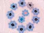 Floricele  albastru azur F112 stoc=11buc